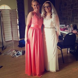 Coral Bridesmaid Dress